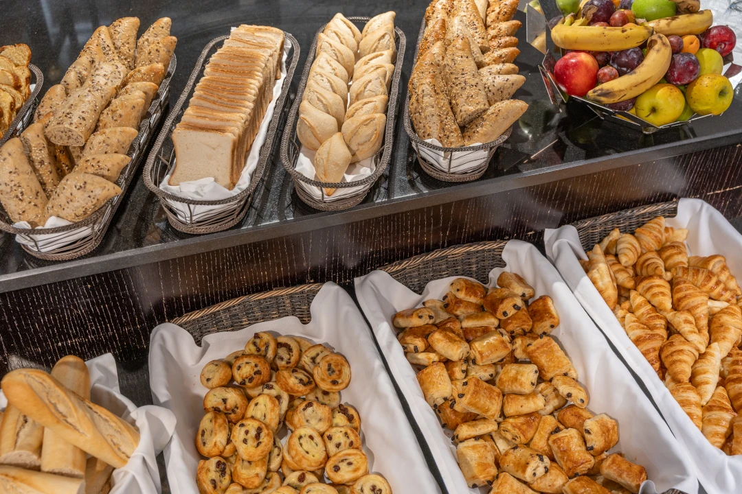 Viennoiseries - petit-déjeuner de l'hôtel
